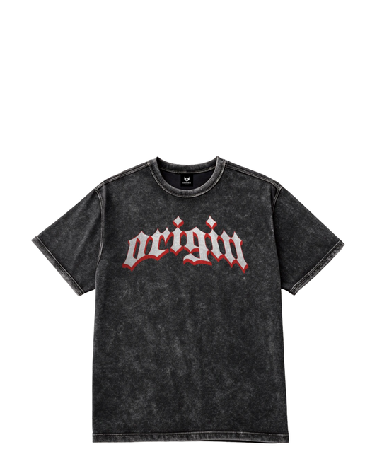 The Vermilion - 240 GSM Oversized Acid Wash T-Shirt
