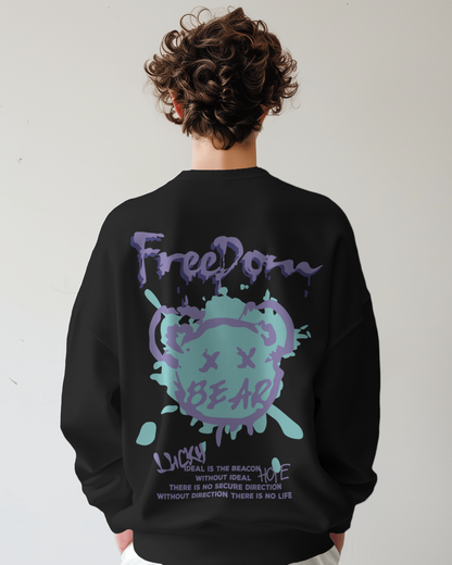 The Freedom Bear - 300 GSM Oversized Sweatshirt