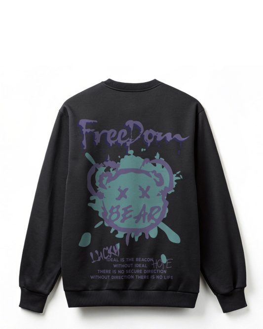 The Freedom Bear - 300 GSM Oversized Sweatshirt